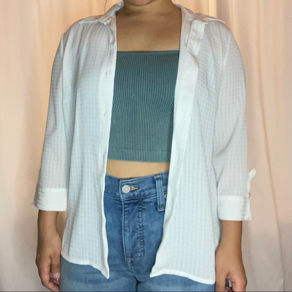 White Button Down Shirt